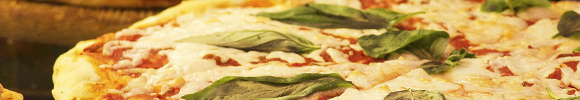 Eating Italian Pizza Sandwich at Papa Luigi Pizza restaurant in Swedesboro, NJ.